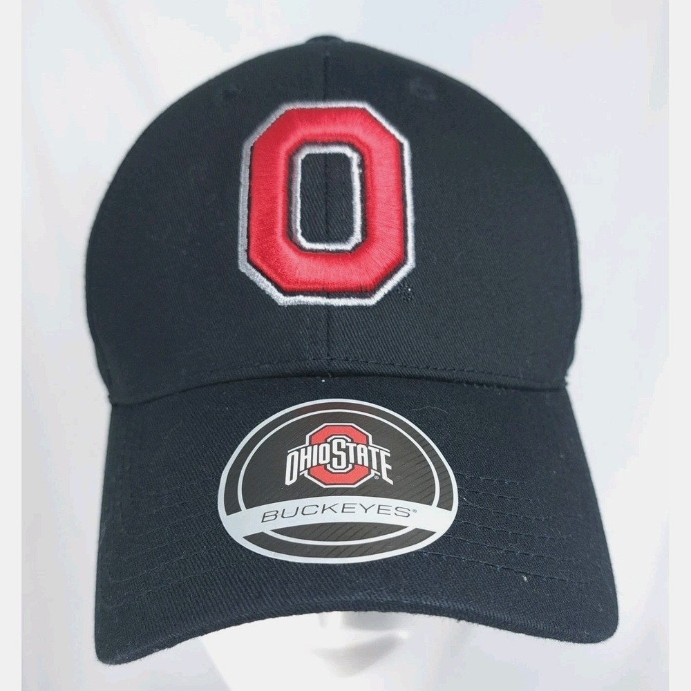 Ohio State Buckeyes NCAA Letterman Franchise Style Relaxed‎ Cap Hat Hook/Loop